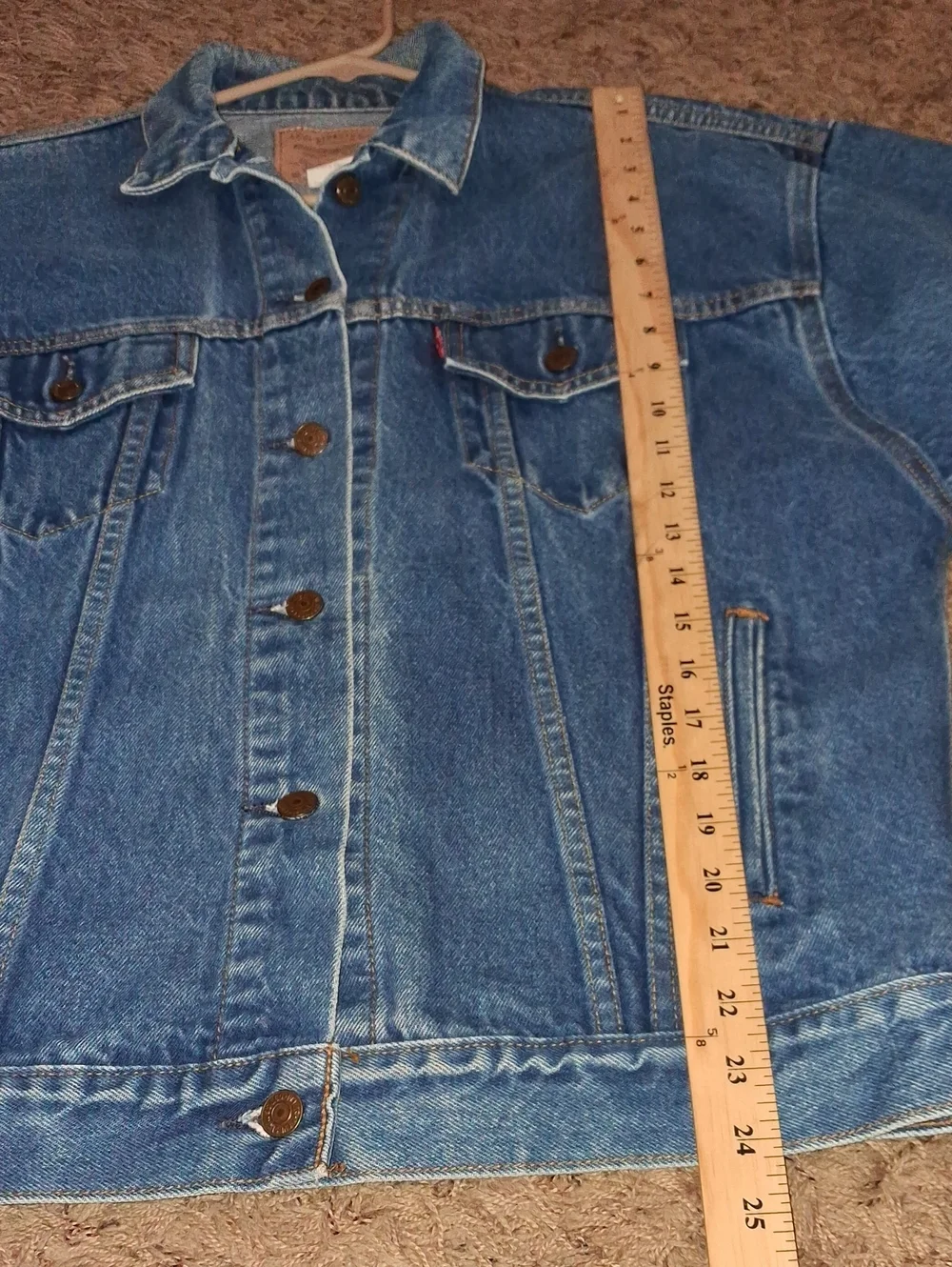 Mens Women's Vintage 1986 Levi's Trucker Jacket Size M Medium